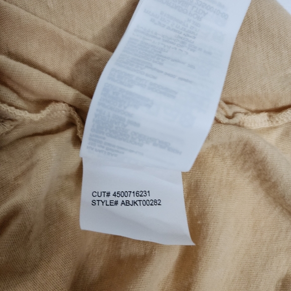 NWT Billabong Womens Raffia Beach Boyfriend Gypsy Crop Long Sleeve Top sz Large - Picture 11 of 11